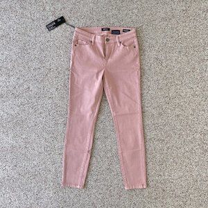 NWT! BUFFALO David Bitton Size 28 Pink Ankle Jeans Cotton Stretch Denim Pants